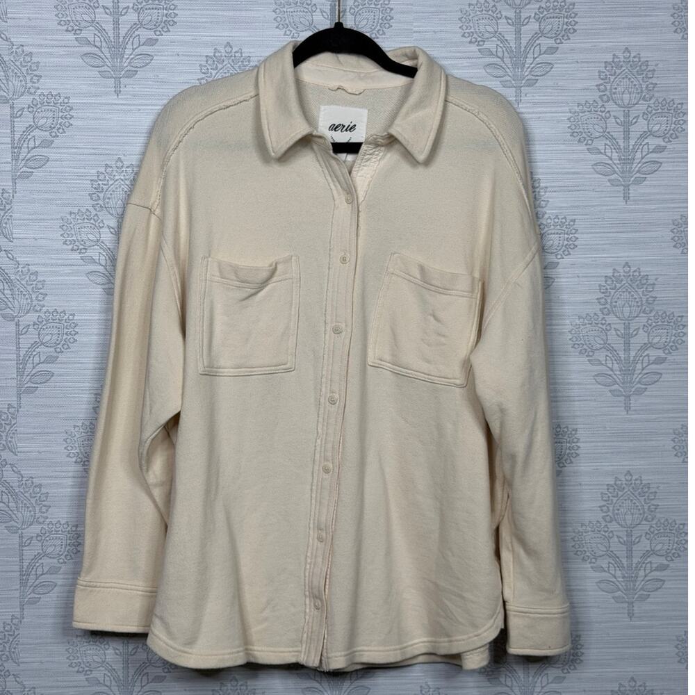Aerie Women’s LumberJane Fleece Shirt / Size-Small P